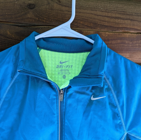 Nike Dri-fit Woman's Full Zip Athletic Running Jacket - Picture 3 of 9